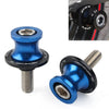KAWASAKI ZX6R 8MM Blue Swingarm Spools Slider Stand Screws (2012-2021)