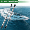 2 x 10in/254mm Stainless Steel Marine Lift Support Struts Gas Spring