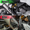 Ducati Desert X Black Foot Peg Pedal Heel Plates Guard Cover Protector (2022-2023)