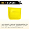 Jeep Wrangler JL JLU (2018-2024) Yellow Tail Light Cover Trim