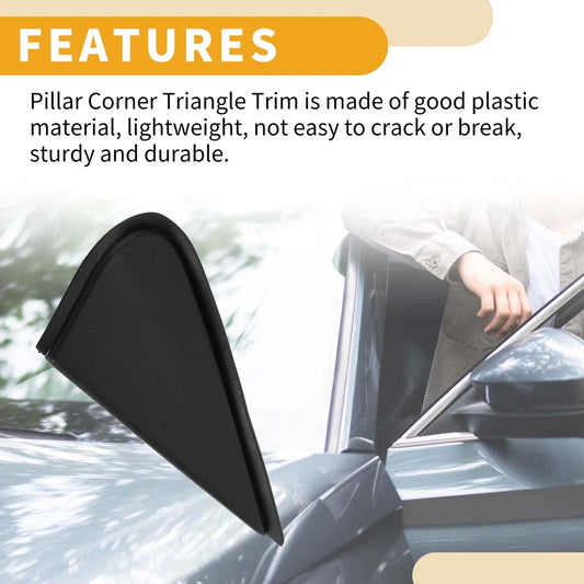 Front Left Side Pillar Triangle Trim for Toyota Land Cruiser (2008-2011)