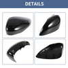 Ford Fiesta Gloss Black Left Right Mirror Cover Caps (2008-2017)