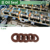 Oil Seal / 22x40x7mm / FKM Rubber High Pressure Brown 5 Pcs