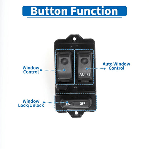 Mazda 323 F Power Window Switch (1994-1998)
