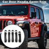 Jeep Wrangler JL (2018-2022) - Black Tailgate Cover Door Handle Cover Trim