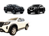 Nissan Navara Front Matte Black Fender Flares (2021-2022)