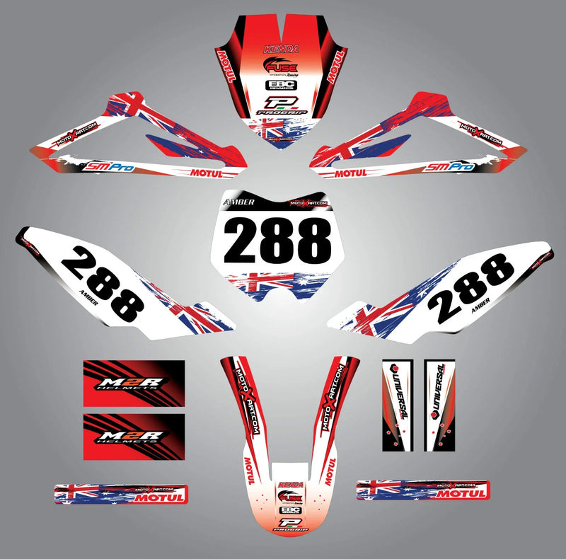 Husqvarna CR 50 AUSSIE PRIDE Custom Graphic Kit (2011-2016)