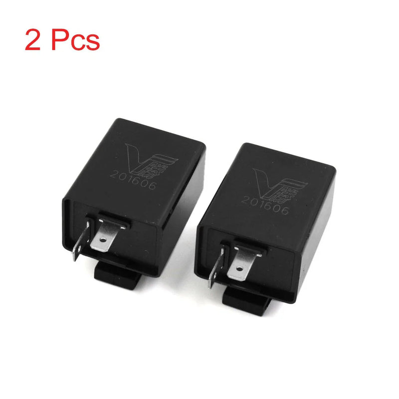 Universal Motorcycle 2 x Universal Turn Signal Light Flasher Relay DC12V