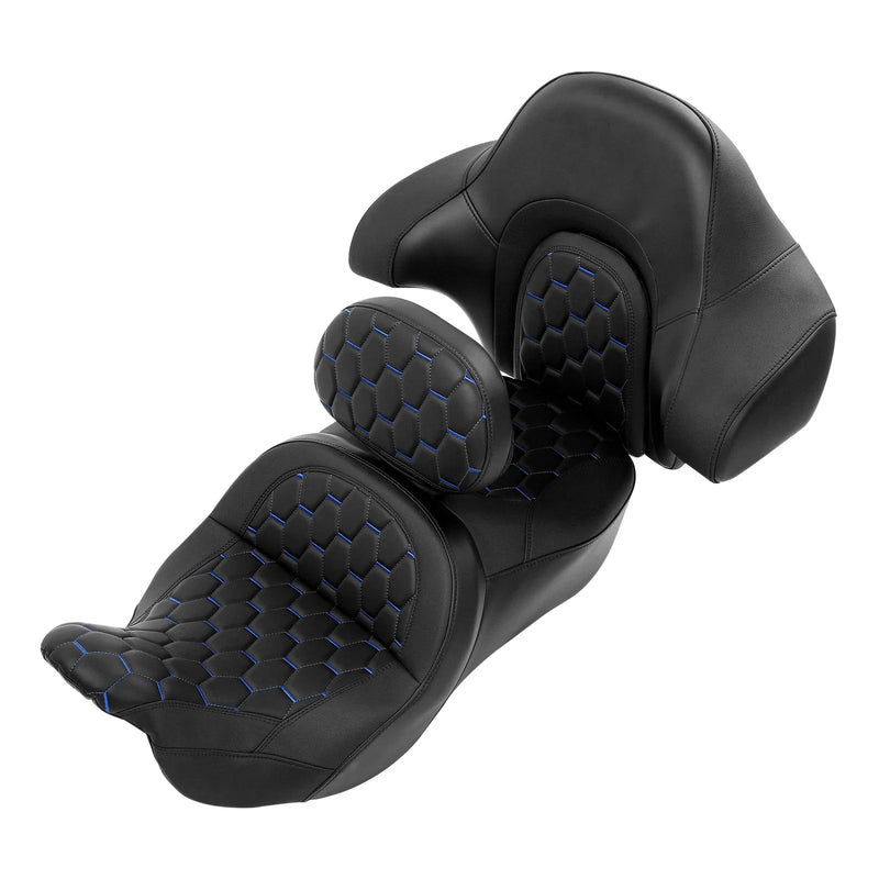 Harley Road Electra Glide Driver Passenger Seat & Backrests (2014-2023)