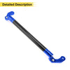 Motorcycle Cross Bar Handlebars 10mm 0.39in Hole Blue