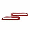 Dodge Challenger Red Hood Scoop Air Vent Covers (2009-2014)