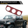 Jeep Wrangler AC Switch Button Control Cover Trim (2011-2023)