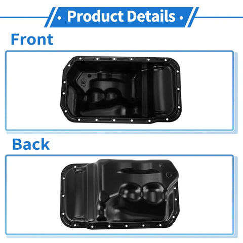 Toyota Hilux (1988-1997) - Steel Black Engine Oil Pan