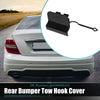 Mercedes Benz C-Class (2012-2015) Black Rear Bumper Tow Hook Cover
