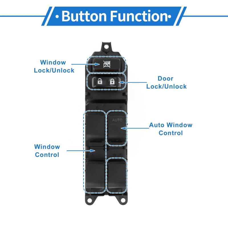 Toyota Corolla Auris Yaris Power Window Switch (2007-2019)