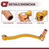 Kayo T6 Foldable Motorcycle Gear Shifter Lever Gold Tone Orange