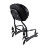 Indian Classic Black 12" Backrest Sissy Bar & Mount Spools (2014-2018)