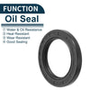 Oil Seal Rotary Shaft Seal NBR Rubber 48x70x8mm Black 5 x