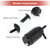 Fiat Ducato Windshield Washer Pump w/Grommet (2014-2023)