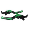 Kawasaki Z650 Z900 Ninja 17-22 Extendable Brake Clutch Levers  Green