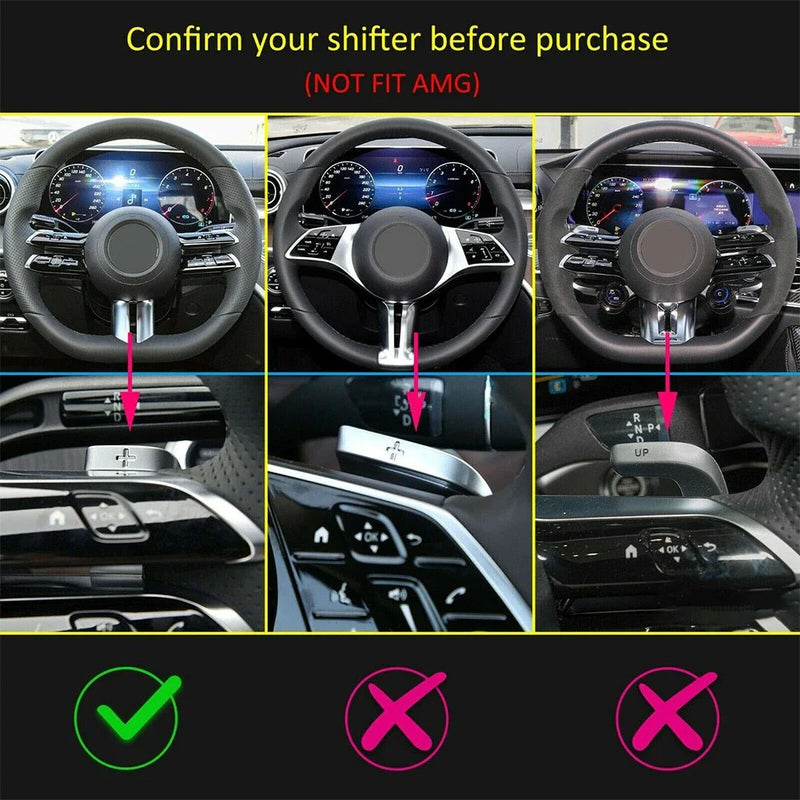 Mercedes Benz C / S-Class Steering Wheel Paddle Shifter Extensions (2022)