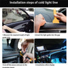 M Car LED Interior Atmosphere Strip Lights (USB, )