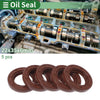 Oil Seal 22x35x6mm FKM Rubber 5 Pcs