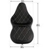 Harley Touring Electra Glide FLHT Driver Passenger Seat (2009-2023)