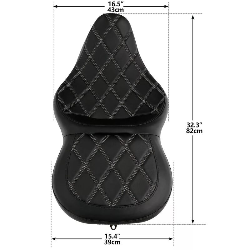 Harley Touring Electra Glide FLHT Driver Passenger Seat (2009-2023)