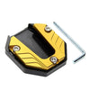 Motorcycle - Gold Kickstand Extender Foot Side Stand Pad