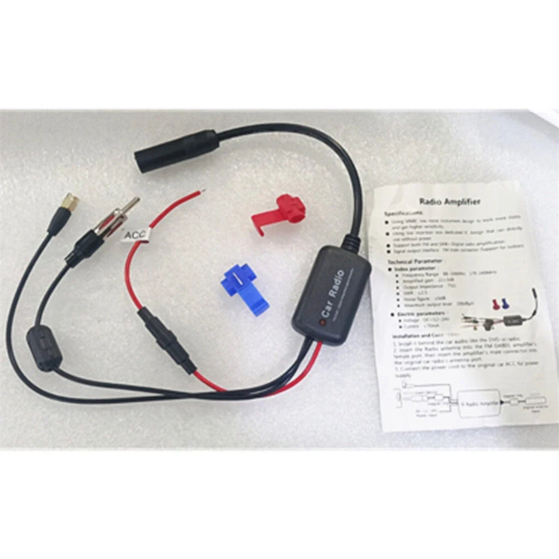 Car Stereo Antenna DAB+ AM/FM Digital Radio Signal Amplifier Booster