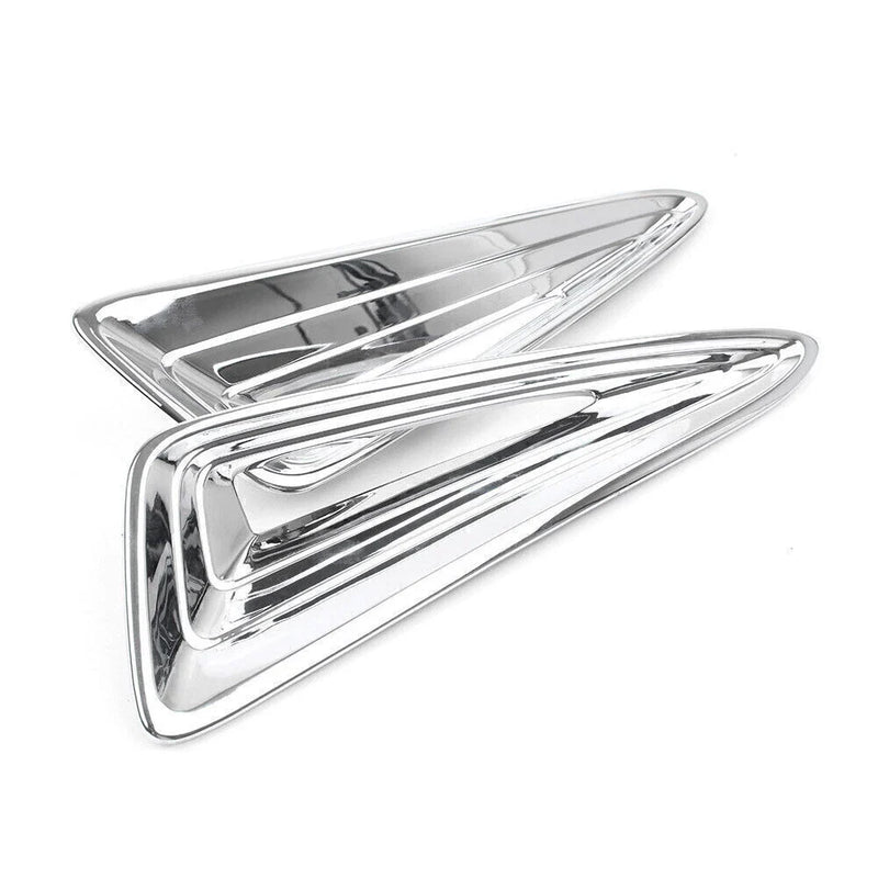 Toyota C-HR Pair ABS Chrome Front Fog Light Moulding Trim (2016-2018)