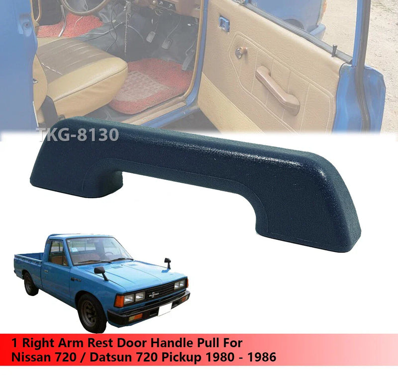 Nissan 720, Datsun 720 Blue RH Arm Rest Door Handle Pull (1980-1986)