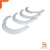 Nissan Navara D23 White QM1 Smooth Fender Flares (2021-2023)