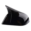 Tesla Model 3 Black Horn Side Rearview Mirror Cover Trim (2017-2023)