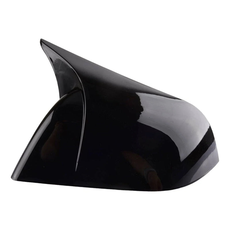 Tesla Model 3 Black Horn Side Rearview Mirror Cover Trim (2017-2023)