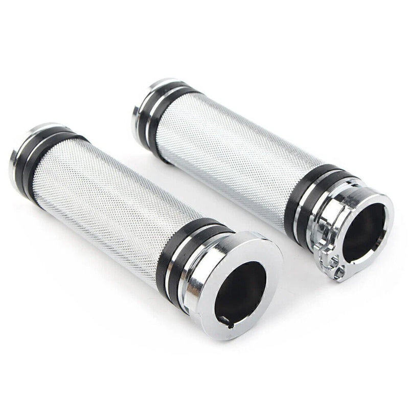 Sportster Dyna Softail Touring V-Rod 1 Inch Chrome Handlebar Hand Grips
