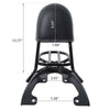 Harley V-Rod Night Rod Special Black Sissy Bar Backrest Baseplate (07-11)