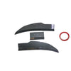 Sedan ABS Gloss Carbon Fiber Rear Trunk Spoiler Lip (No Year Specified)