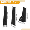 Honda Fit (2013-2019) Black 6 Pcs Door Pillar Window Trim