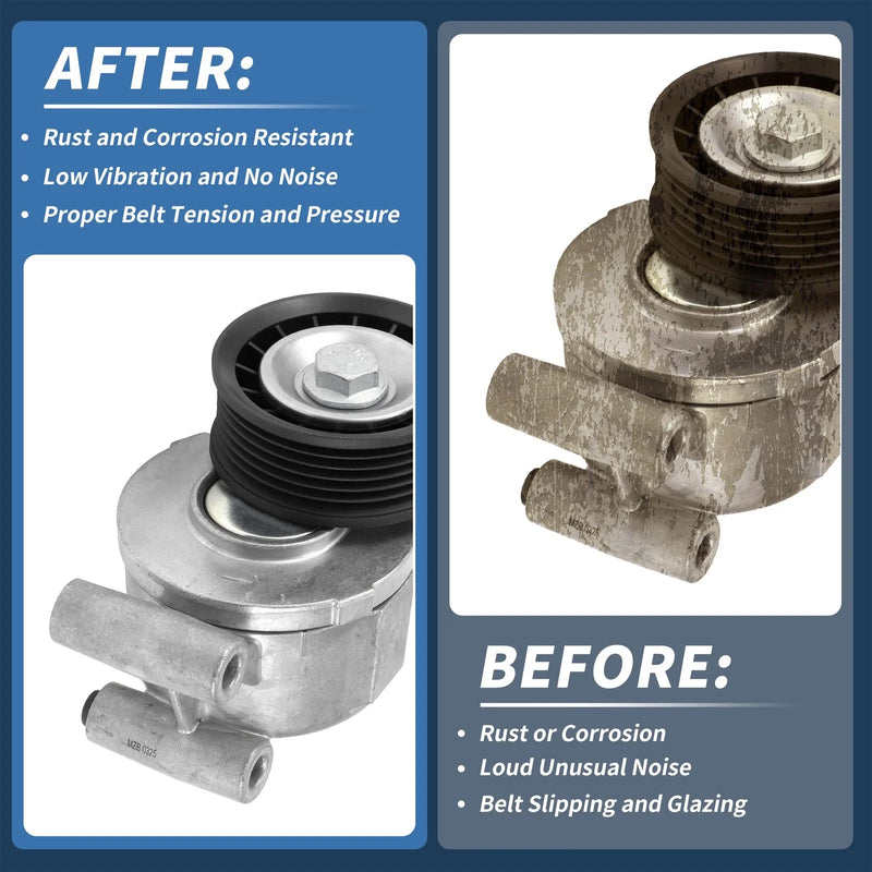 Ford C-Max 1.8, 2.0 (2007-2008) - Durable Metal 1 x Unit Belt Tensioner