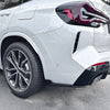 BMW X3 G01 LCI M Sport Rear Bumper Side Corner Covers (2022 - )