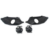 Fog Lamp Spot Lights Trims Set Fits Mitsubishi Pajero Sports SUV 2015-17 D06