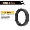 Make Model Oil Seal 45x60x10mm Seal Ring Rotary Shaft Seal NBR Rubber 5pcs