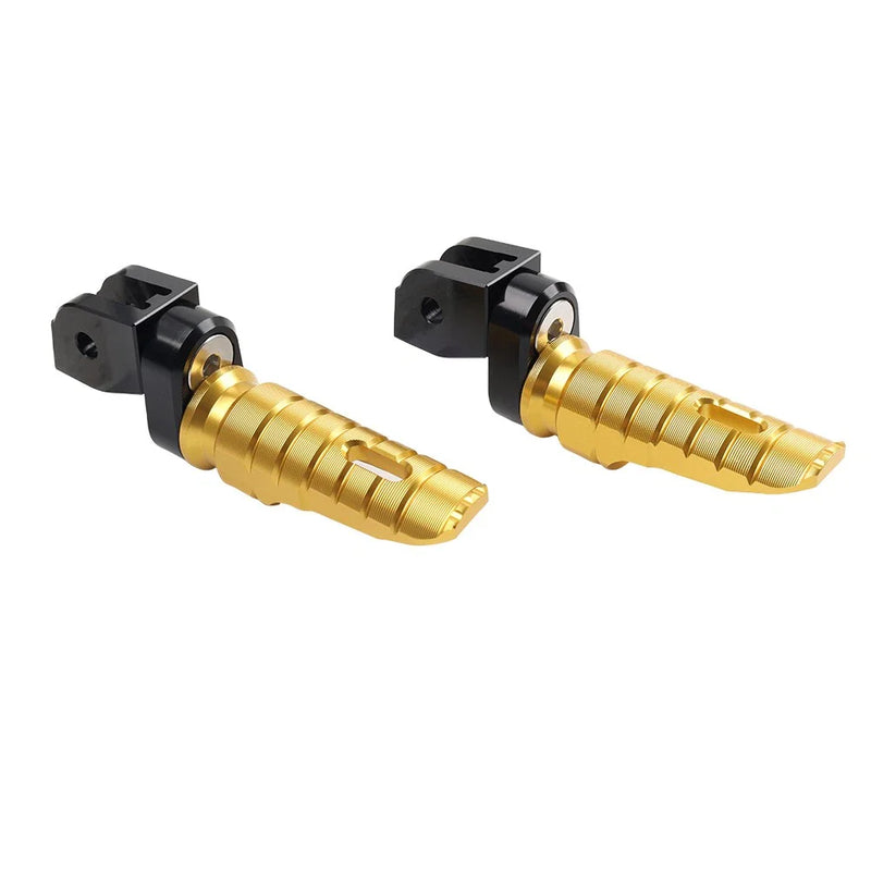 Ducati Monster 1100 2009-2013, 821, 1200 2014-2020 Gold Front Footrests Pegs
