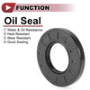 Make Model Rotary Shaft Seal 40x80x10mm 5 pcs Nitrile 70 Durometer Rubber