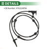 Infiniti M35 3.5L M45 Front Left Right ABS Wheel Speed Sensor
