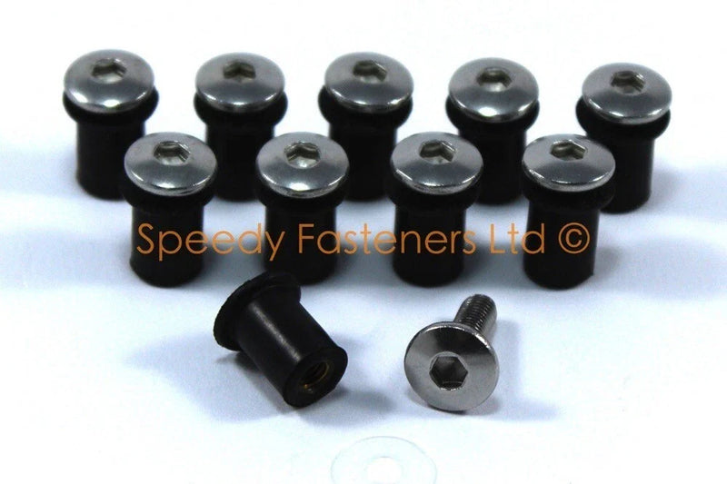 Triumph Daytona 955i T595 Stainless Fairing Bolts Windscreen (1997–2006)