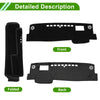 Toyota Camry XV70 Dashboard Cover Black Polyester (2018-2023)