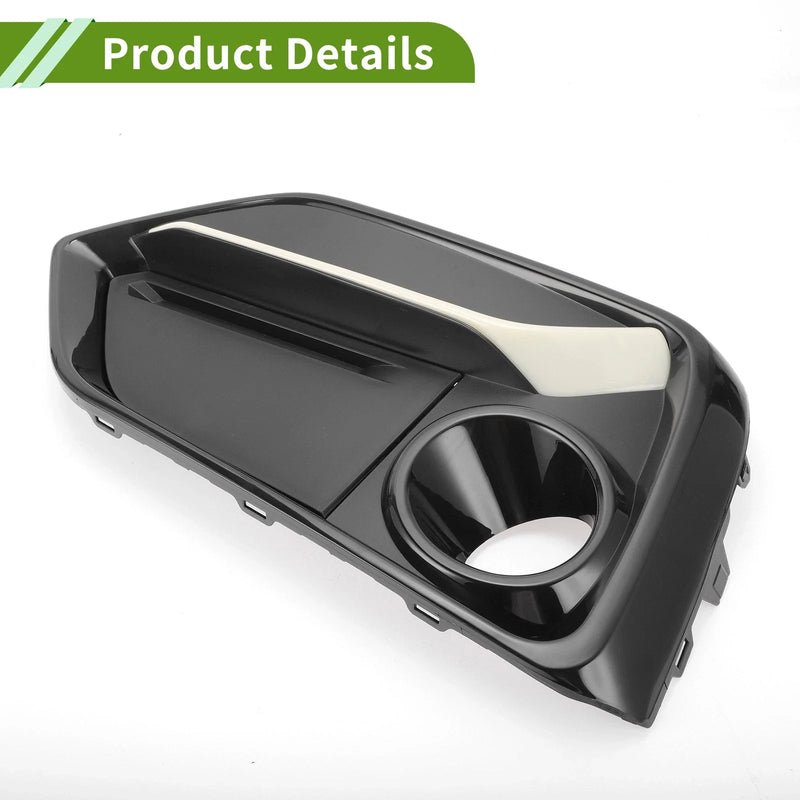 Honda Civic Hatchback Left Front Fog Light Grill (2016-2021)